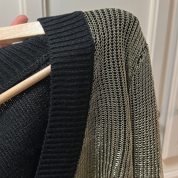 SUPERDOWN cardigan. Black/gold - Picture 6 of 6